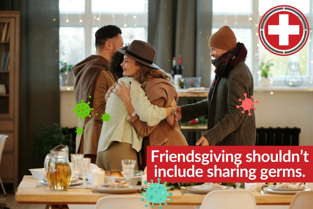 If someone brings more than a side dish… let us take it from here. 😆🦃xurgentcare.com/check-in/ 
..
#walkinclinic #urgentcare #urgentcarenearme #xpressurgentcare #ocurgentcare #orangecoutny #sicktodayseentoday #besturgentcare #friendsgiving #holidayhealth #stayhealthy