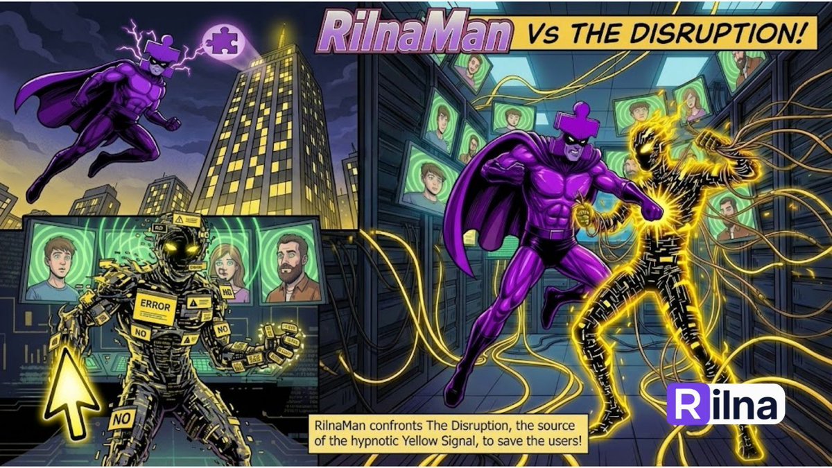 Rilna_software's tweet photo. 🟣🟡 Episode 2 - The Disruption 

The signal worked.
Then the screens turned yellow.

Rankings froze.
“#1” everywhere.

People stopped choosing.
They just clicked.

Noise won.
Until proof showed up.

To be continued... https://t.co/FxUNbnlVIC