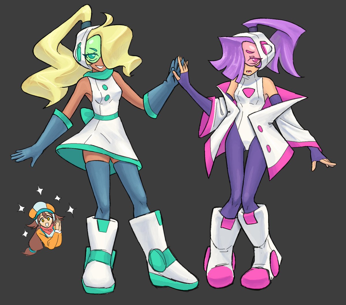 yanahmei's tweet image. commission for my goat @ChipheadLilac from their game @FinalSoldierDev !!!