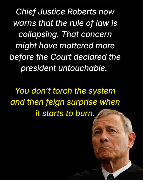 _TheBlueTorch's tweet photo. Says the guy who gave Trump "presidential immunity." https://t.co/yKUU91SOyi