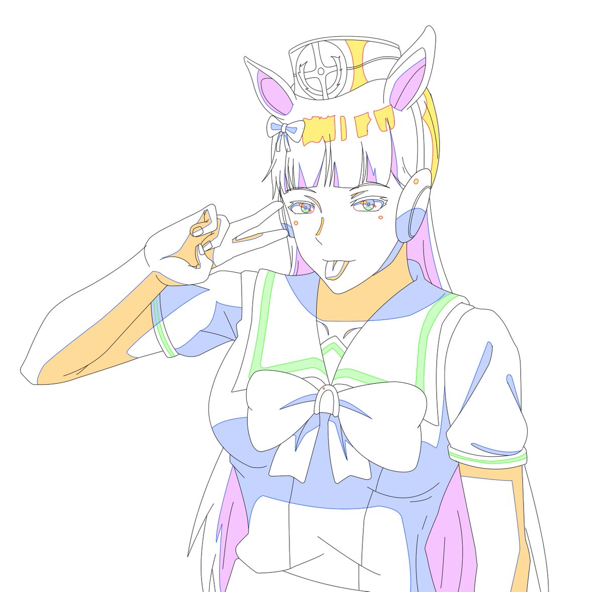 Junee_ash's tweet photo. gold ship 
#umamusume https://t.co/8lLjQTUokV