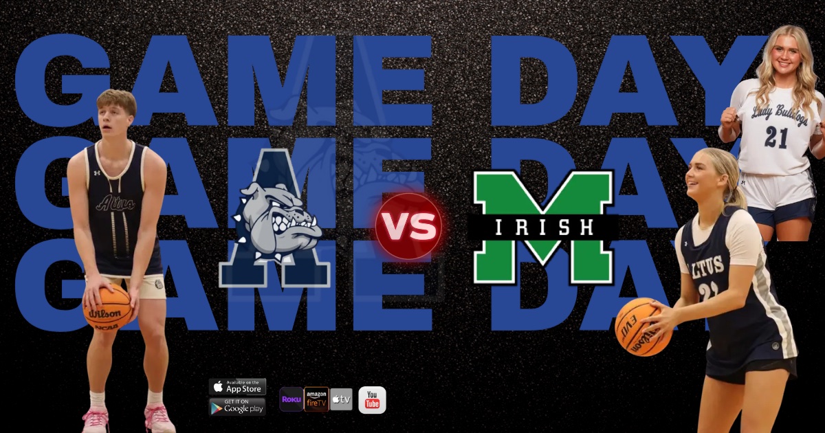 OSN Basketball LIVE tonight!
Altus vs Bishop McGuinness boys and girls games 5:30pm. Watch it and download our free apps. OKSportsNet.com