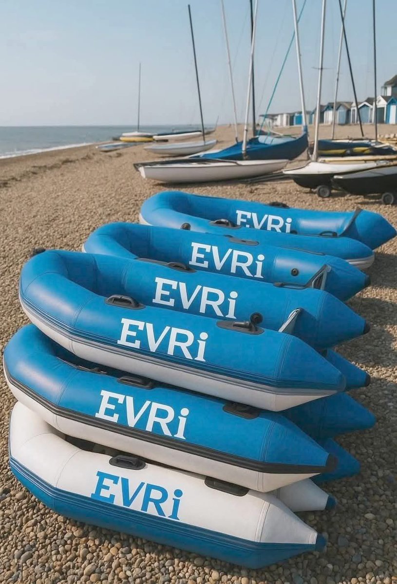 classicspurs's tweet image. Evri to provide dinghies for migrant crossings to ensure they never arrive! 😂😂