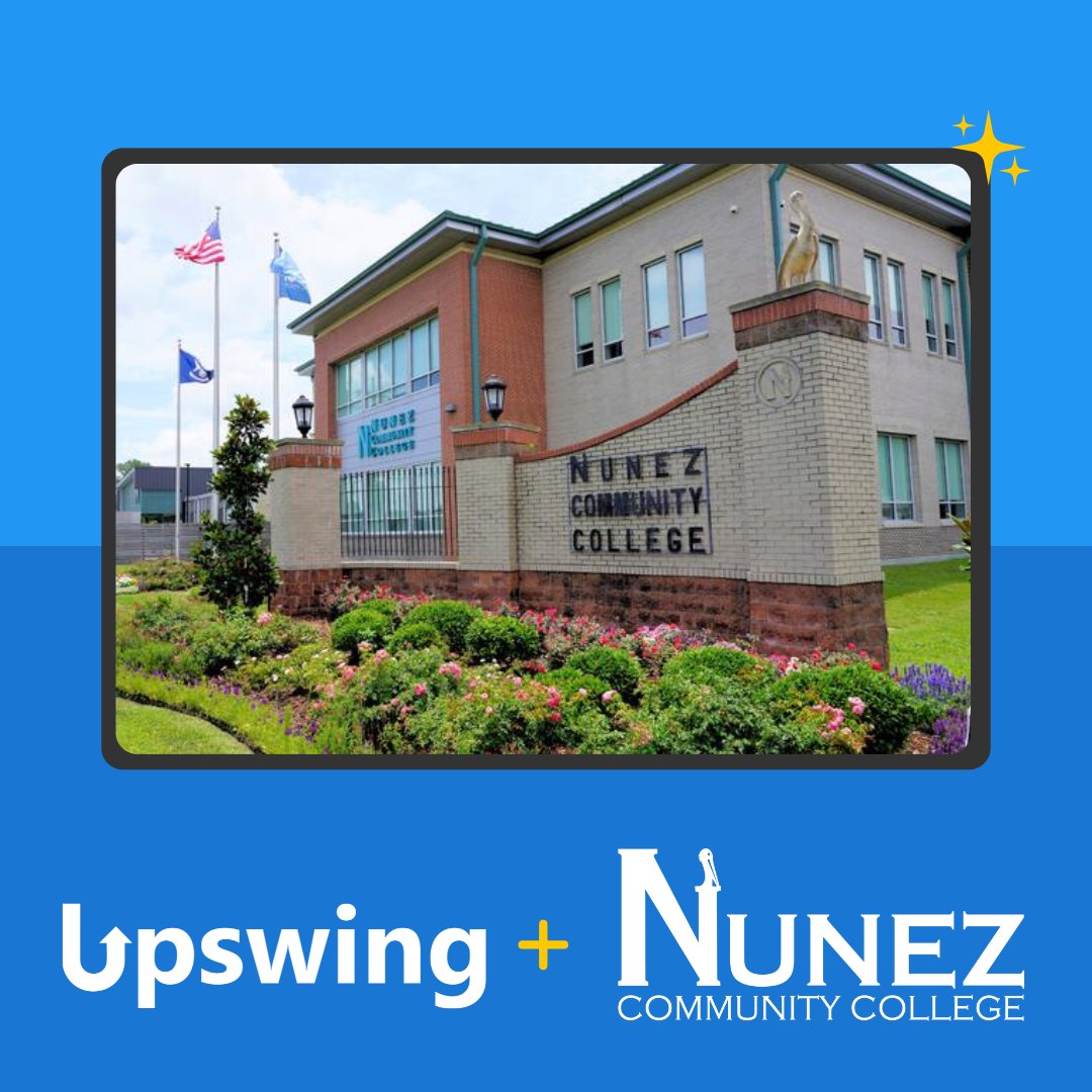 Excited to welcome <a href="/Nunez_CC/">Nunez CC</a> to the #Upswing family! 🎉
Students now have access to flexible support through sync + async tutoring. Here’s to helping more learners stay on track and succeed. 🙌
Learn more: hubs.ly/Q03Y7r7C0
#HigherEd #StudentSuccess #CommunityCollege