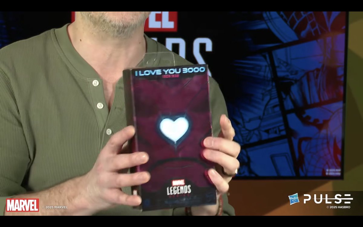 preterniadotcom's tweet image. Marvel Legends I Love You 3000 Iron Man.