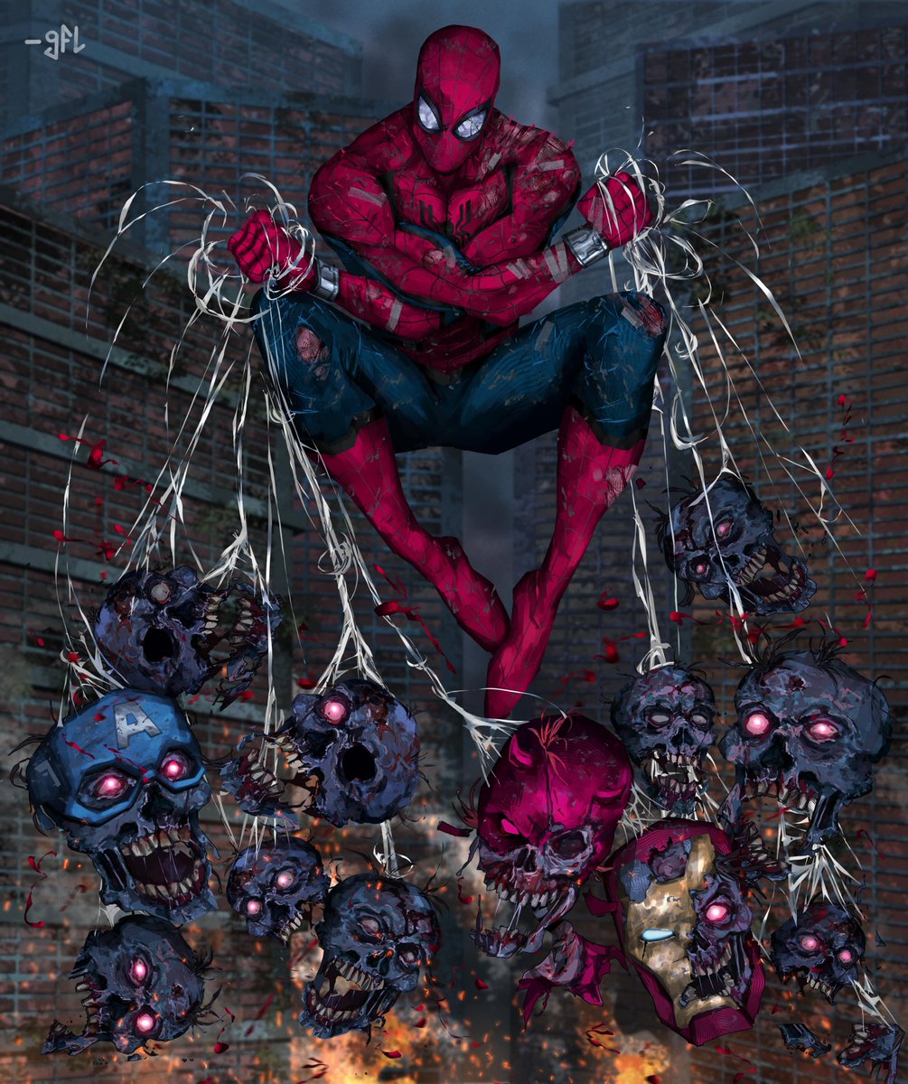 sameoldgxi's tweet image. spider-man vs zombies

#spiderman #marvel #marvelzombies #avengers #art #brart #comics #mcu