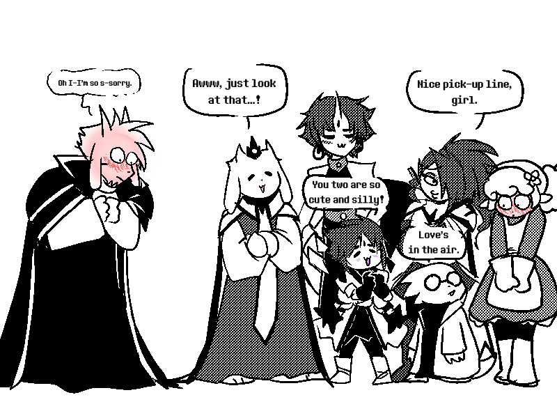 jaelarteo's tweet photo. #Xtale Ask:
"Asriel, do you consider yourself handsome?" https://t.co/S1Fz1Jqapk