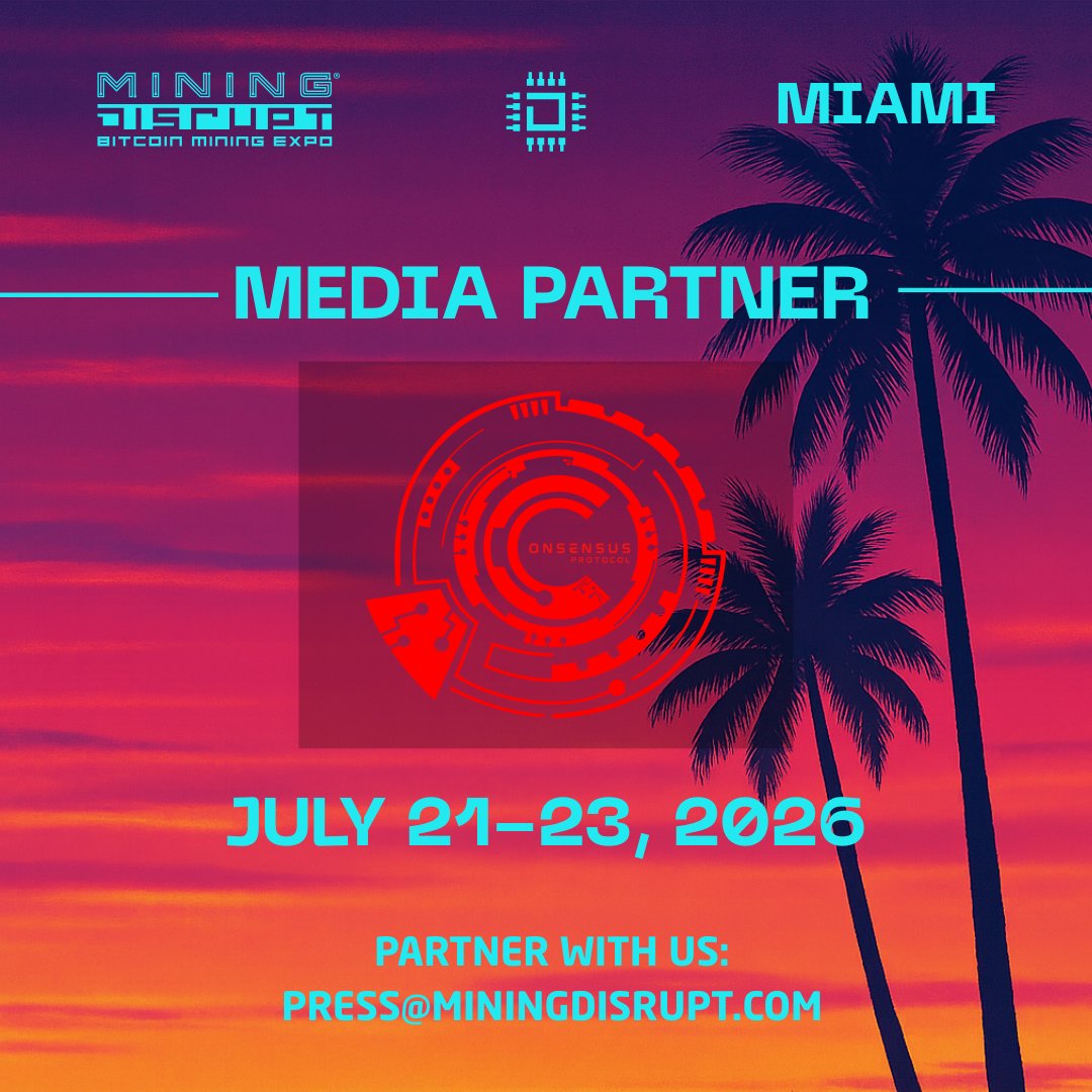 Mining Disrupt® Conference July 21-23, 2026 tweet media