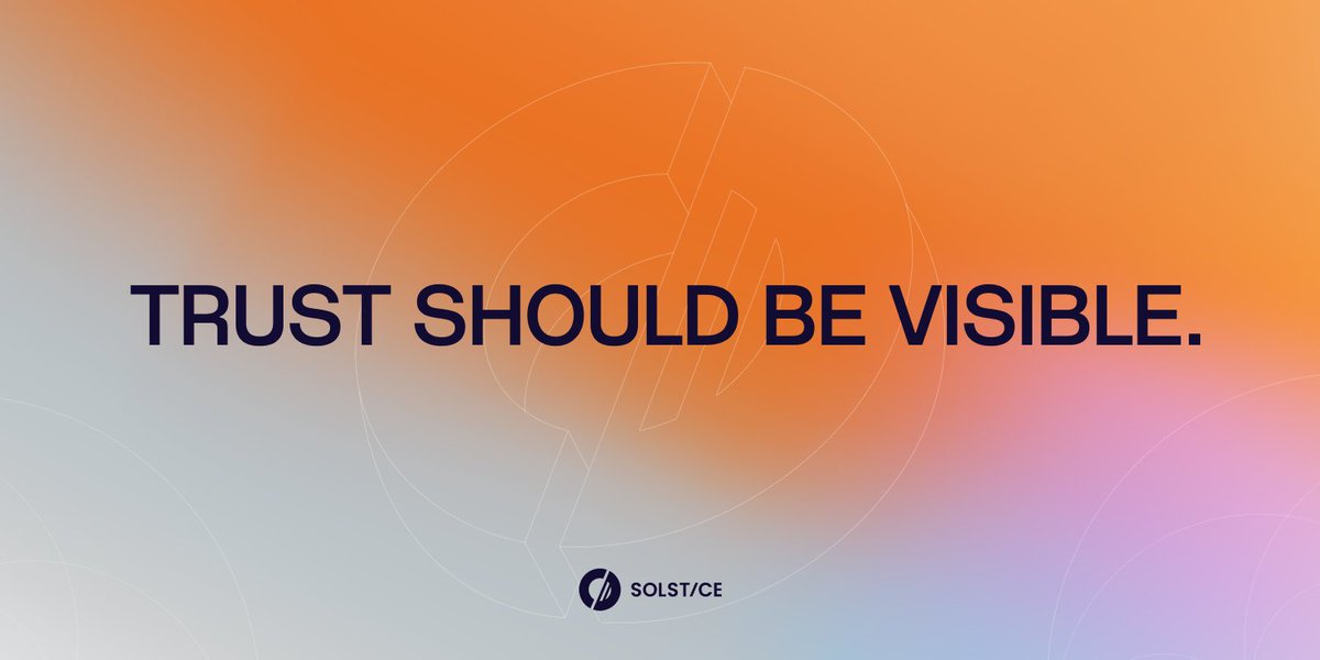 Red flags for any yield strategy: anonymous team, no audits, future yield promises, hidden risk management.

Solstice takes the opposite approach: public team, independent audits, monthly attestations, proof of solvency.

Go check online.