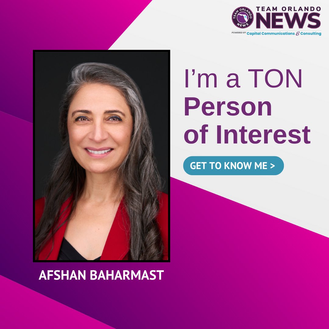 Click below to meet Afshan Baharmast, Senior Vice President for Strategy &amp; Growth at C² Technologies.

#TeamOrlandoNewsPOI

teamorlando.org/people_of_inte…