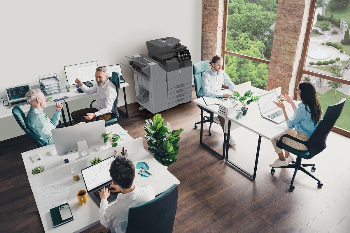 ProdataImaging's tweet photo. Wondering if it’s time to upgrade your office tech for greater impact and efficiency? Sharp's A3 devices blend productivity, security, and versatile printing. Whether you need to handle large-format jobs or integrate with cloud services, these MFPs offer a complete solution. https://t.co/78suasEGdZ