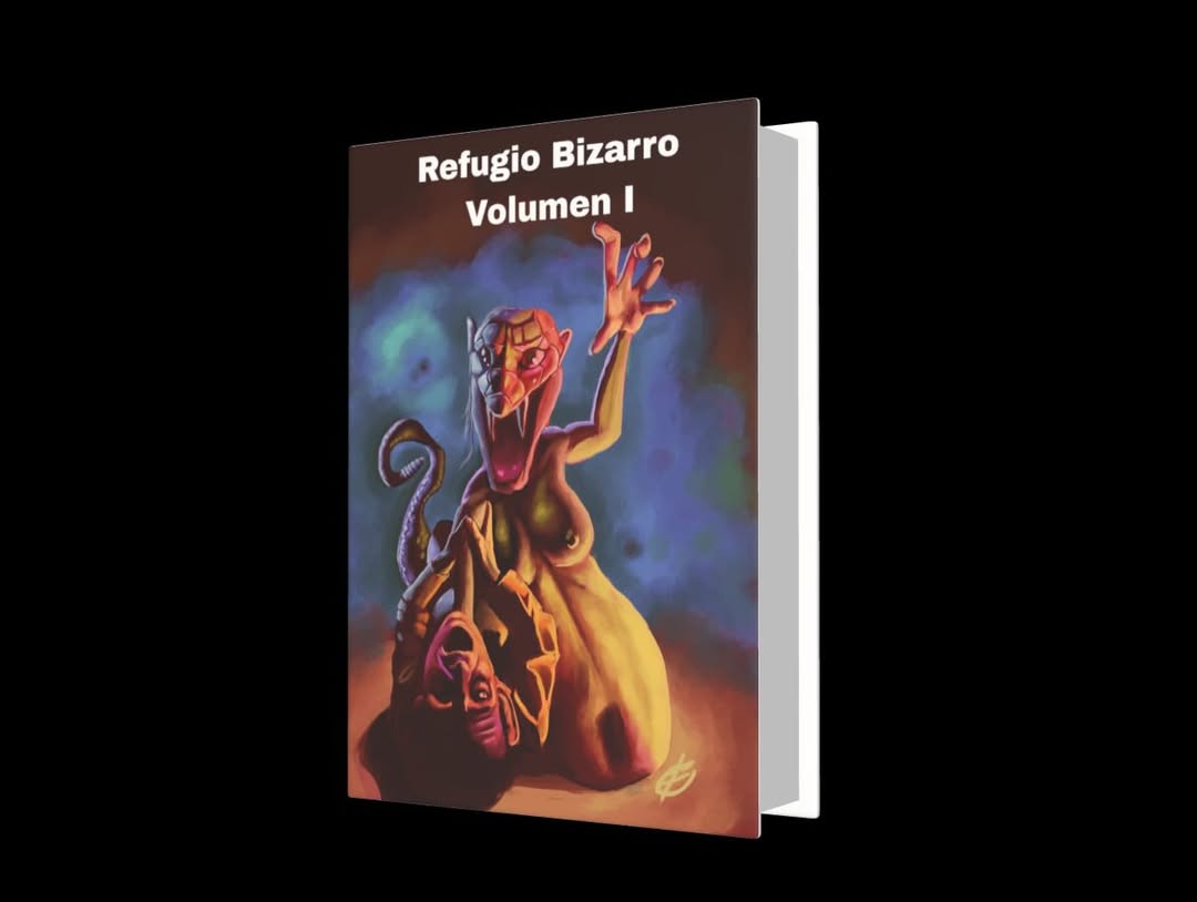 refugiobizarro's tweet photo. ¡Atención! Ya está aquí, ya ha llegado la antología Refugio Bizarro Volumen I, publicada por la Cuaderna del Norte.

Ya está disponible en Amazon en tapa blanda y tapa dura, y en breve anunciaremos la fecha de la presentación oficial.

Más información en: https://t.co/7QxQoPDk22 https://t.co/kVDs91QBJQ