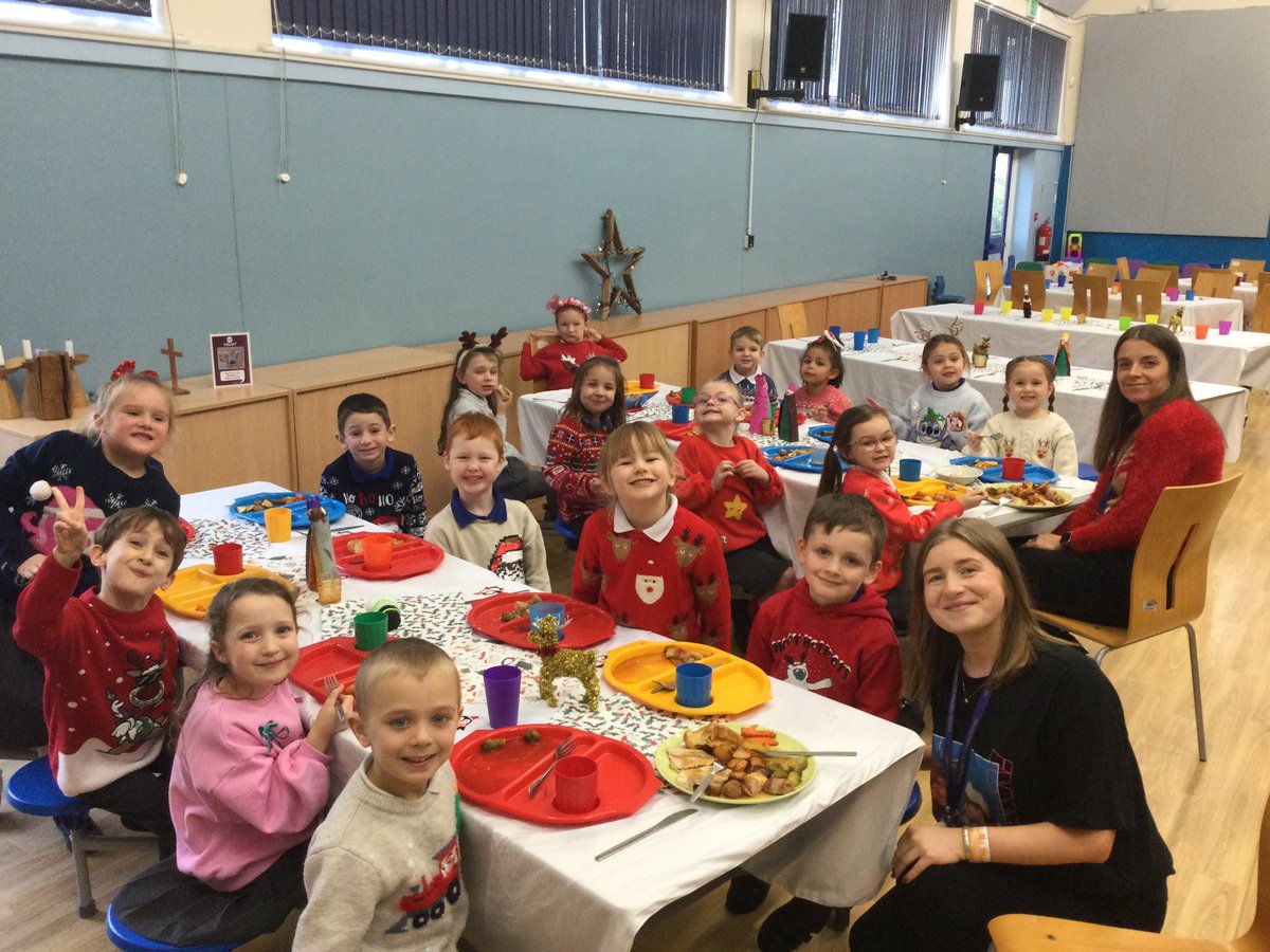 An amazing Christmas Jumper dinner day with Rowan ⭐️🎄🍗<a href="/SchoolWhitegate/">Whitegate C/E School</a>