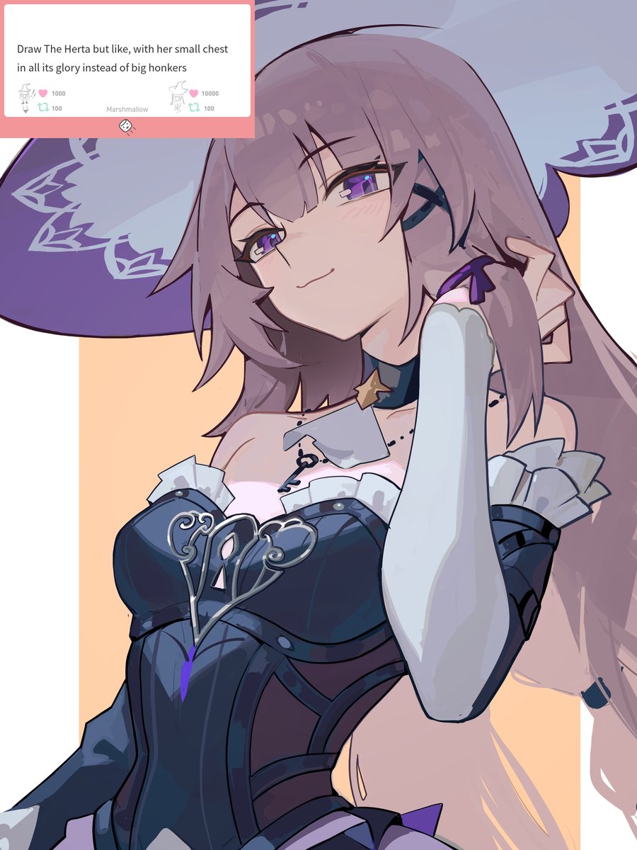 I drew the Herta, a lot of people wanted her canon size. Let me know what you think!
Alt you know where