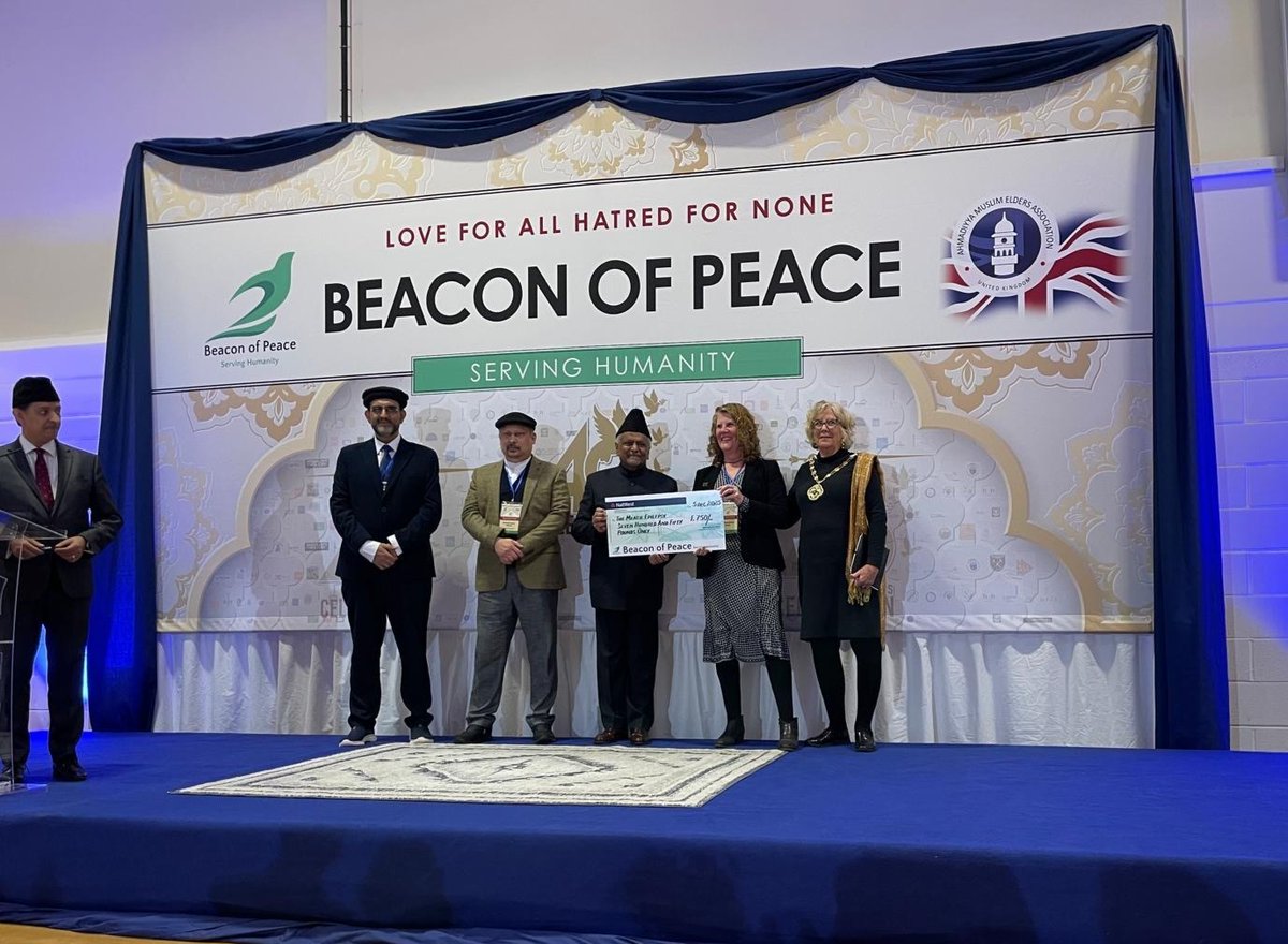 We are honoured to be one of the charities supported this year by <a href="/Beaconof_Peace/">Beacon of Peace</a> ✨

Their work brings communities together, promotes peace and raises vital funds for those in need 🤝