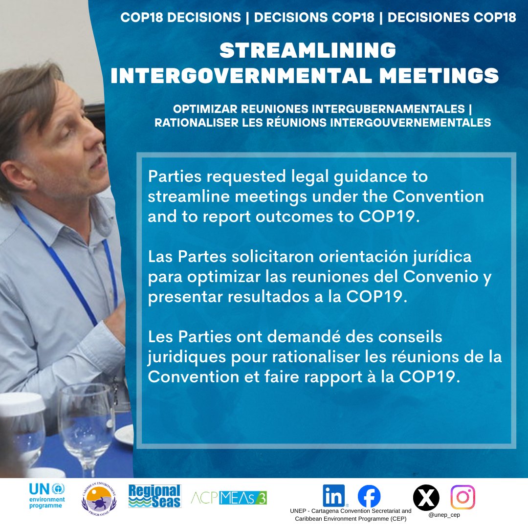 UNEP Cartagena Convention & Caribbean Enviro Prog. tweet media