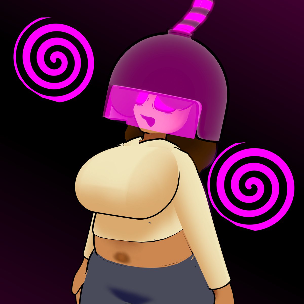 Hypno Helmet

newgrounds.com/art/view/45htu…

#art #digitalart #blender #blender3d #oc #ocart #hypnosis #hypnoart #hypnotism