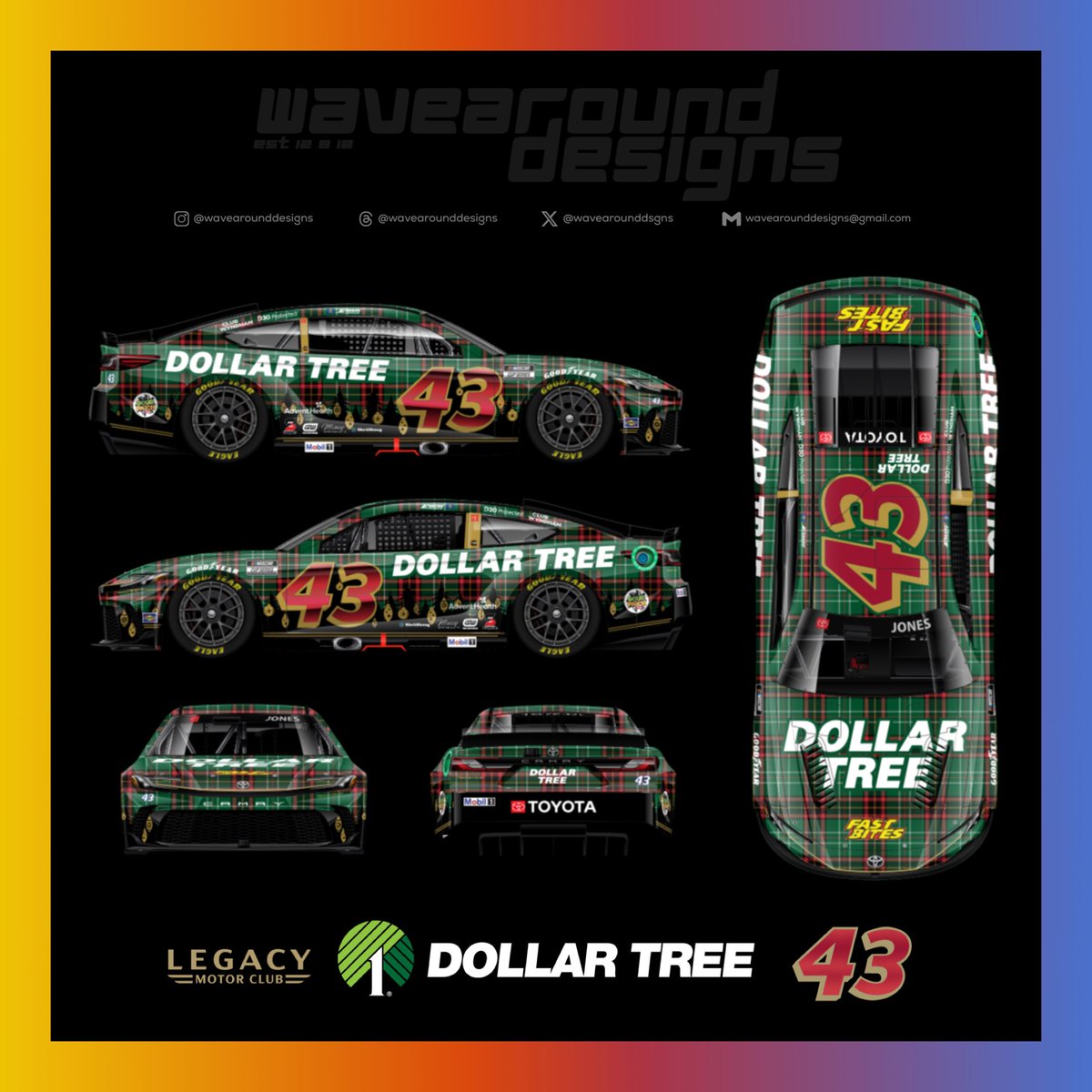 wavearounddsgns's tweet photo. 🔟 Days!👀
•
@RickWareRacing @Erik_Jones @LEGACYMotorClub @StenhouseJr @HYAKMotorsports
•
#NASCAR #CodyWare #RickWareRacing #ErikJones #LegacyMotorClub #RickyStenhouseJr #HyakMotorsports https://t.co/aUrwczixRB
