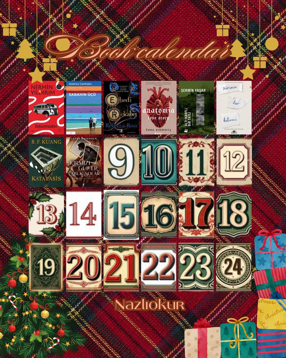 nazliiiokurr's tweet photo. 📖 Gün: 8
#bookcalendar https://t.co/yLQzRcVYVm
