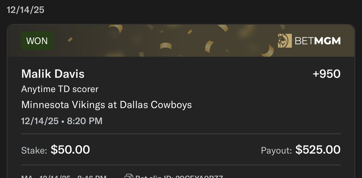 December 14th. What a day.