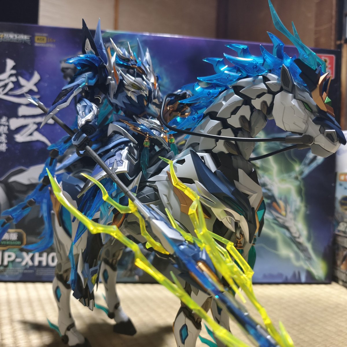 摩動核 MNP-XH05A 趙雲 ようやく完成した。中国プラモ業界最大スケール