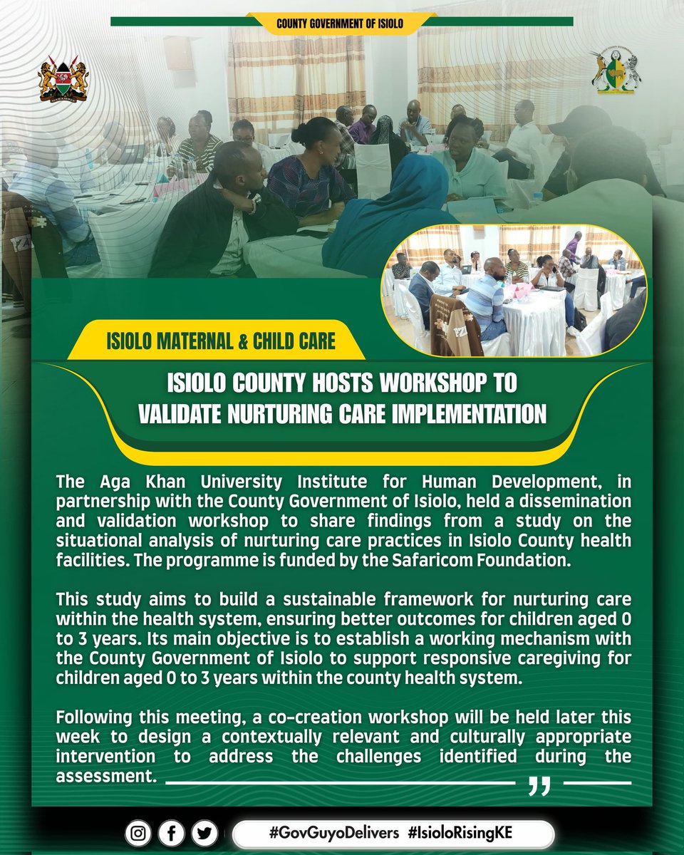 Governor's Delivery Unit - County Gov't of Isiolo tweet media