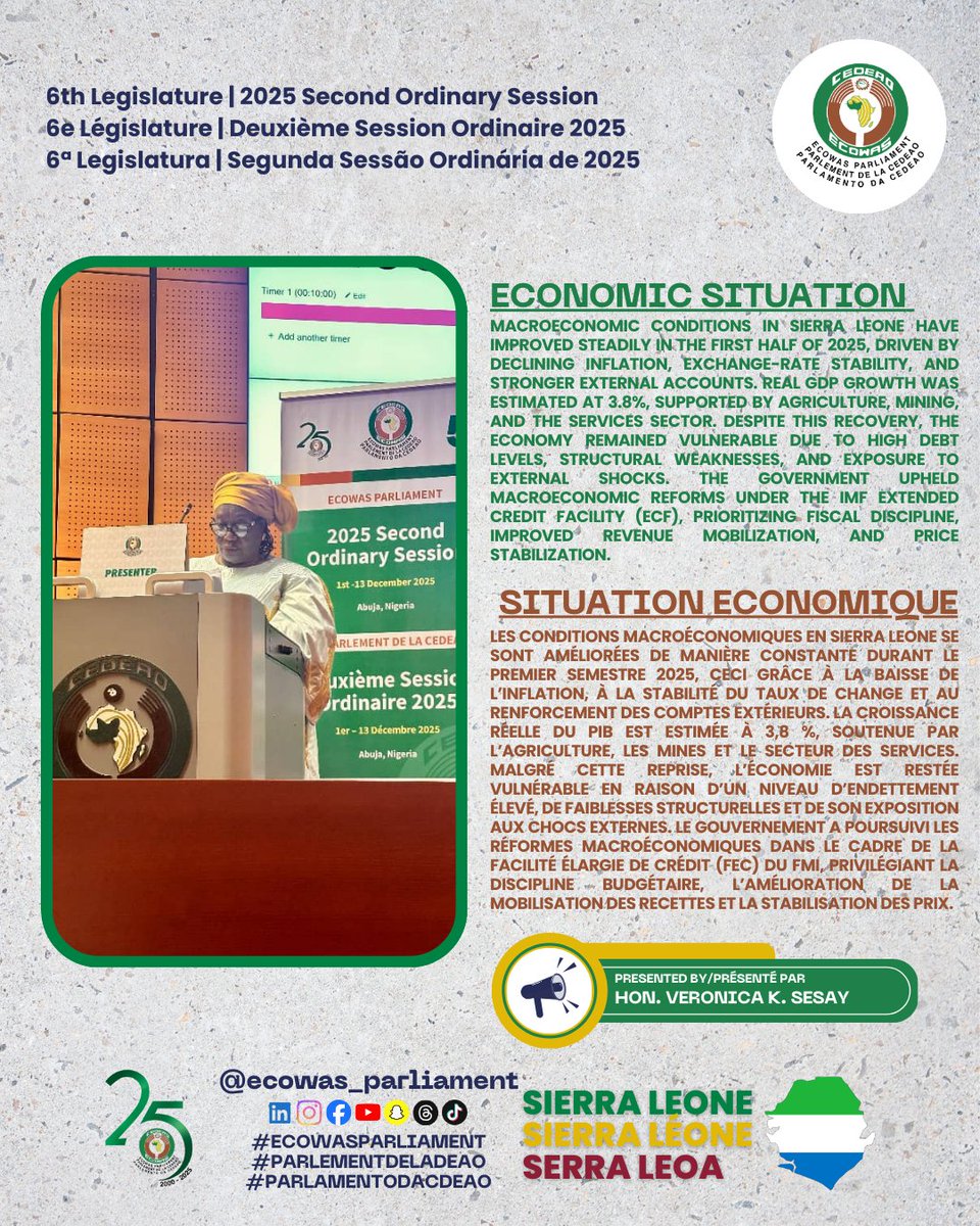 ECOWAS Parliament tweet media