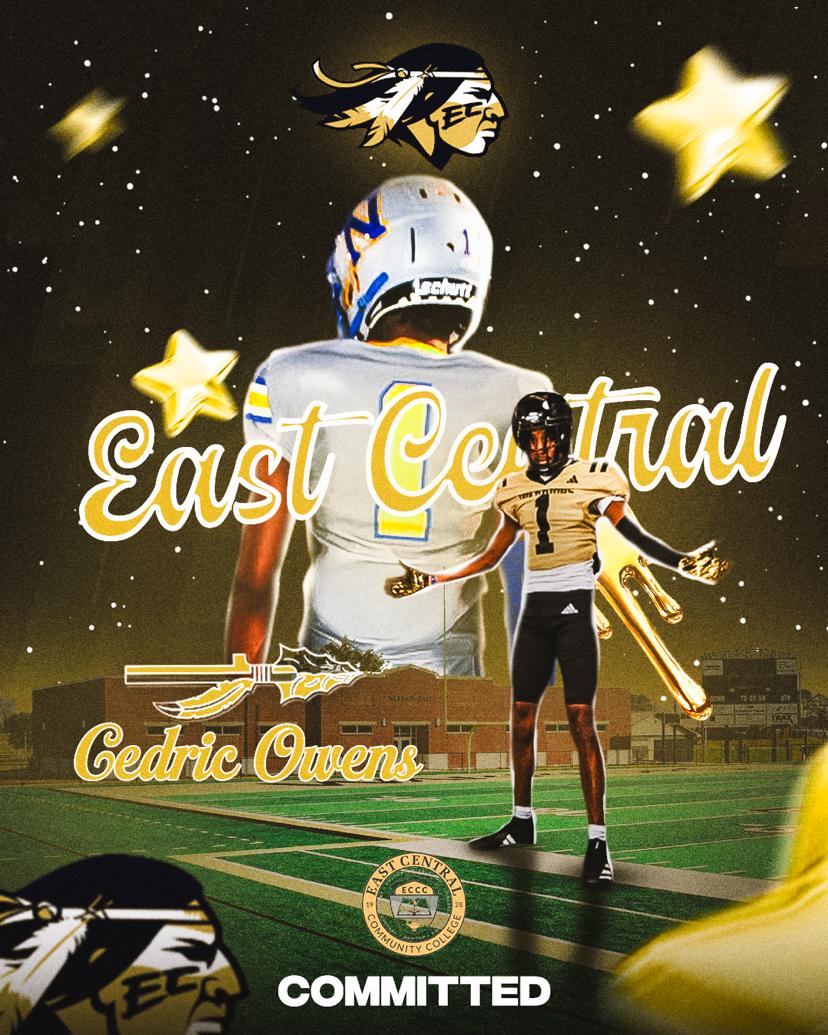 cedowenssr's tweet image. @CedricOwensJr1 congratulations! Excited for the future!  Thanks @eccc_football @Coach_Webster2 @CoachFosselman @CoachTidwellC