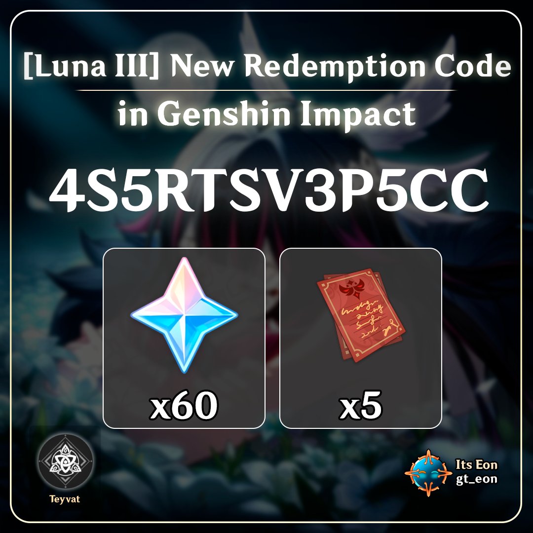 NEW GENSHIN LUNAR III CODE!!!

#genshin #hoyocreatos #genshinguide #primogems