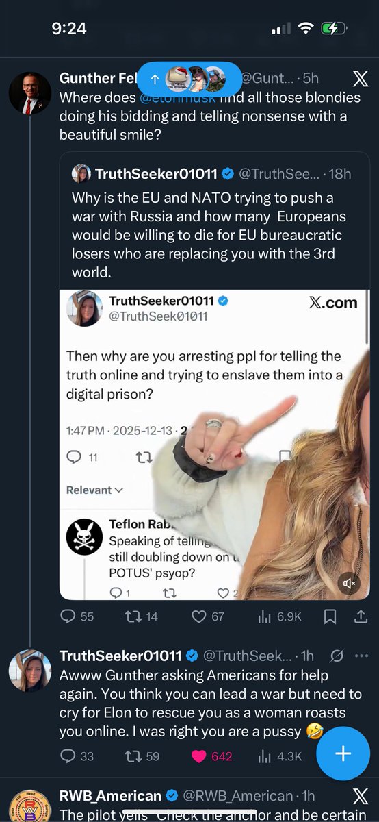 This is the most savage ratio I have ever seen fuck she is a beauty🤣