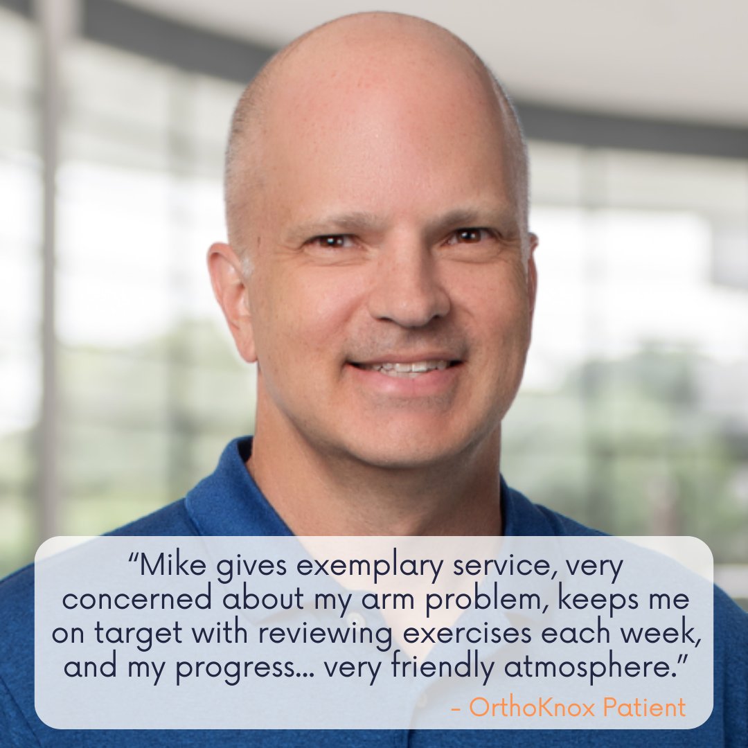 Another ⭐️⭐️⭐️⭐️⭐️ patient testimonial for OrthoKnox Physical Therapist Michael Hoag, PT, DPT, MBA, OCS, MTC. We're grateful you chose <a href="/OrthoKnox1/">OrthoKnox</a> for your orthopedic + physical therapy needs!