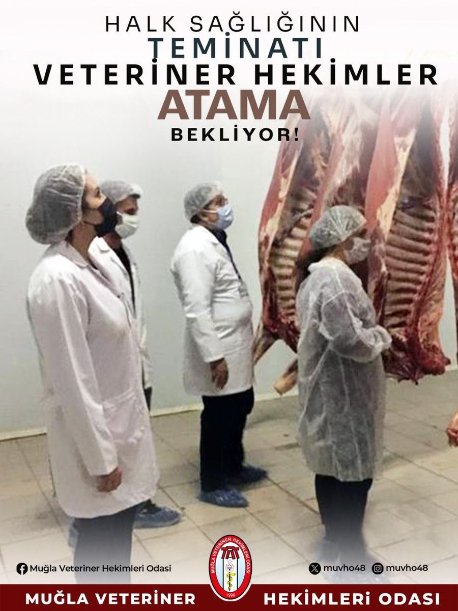 Gıda güvenliği ve salgın kontrolü için Veteriner Hekim istihdamı zorunludur.
Atama talebimizi yineliyoruz.
#BütçedeVetHekimeAtama
<a href="/ibrahimyumakli/">İbrahim Yumaklı</a> <a href="/AyhanBarut01/">Ayhan Barut</a> <a href="/BasevirgenBekir/">Bekir BAŞEVİRGEN</a>