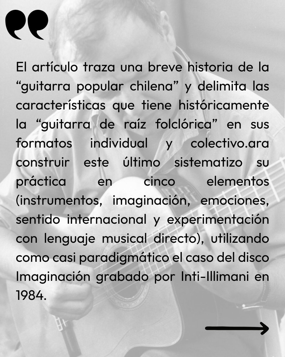 Christian Spencer (<a href="/canazo6/">Christian Spencer</a>)  escribió el artículo académico «Música, cultura popular e imaginación: Horacio Salinas y la guitarra de raíz folclórica» en el Vol. 31 de la revista Opus de Brasil. 
cmus.cl/christian-spen…