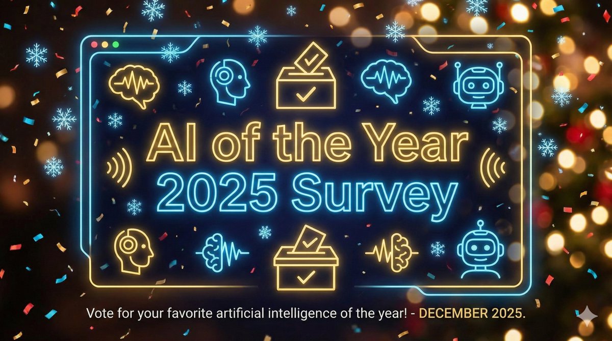 Ok guys, it's the end of 2025, time for our big survey. I want to hear from EVERYONE, even if you're a casual user. So repost this far and wide!

*What is is your favorite AI of 2025, and why?*

Is it ChatGPT or Gemini or maybe <a href="/xai/">xAI</a> Grok?

Let's hear it and discuss!

✨