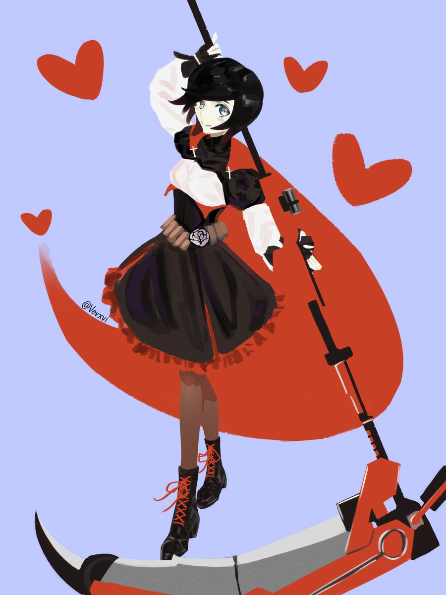 Ruby outfit idea. Was a bit difficult drawing this one as I didn't draw any lineart

#RWBY #RubyRose