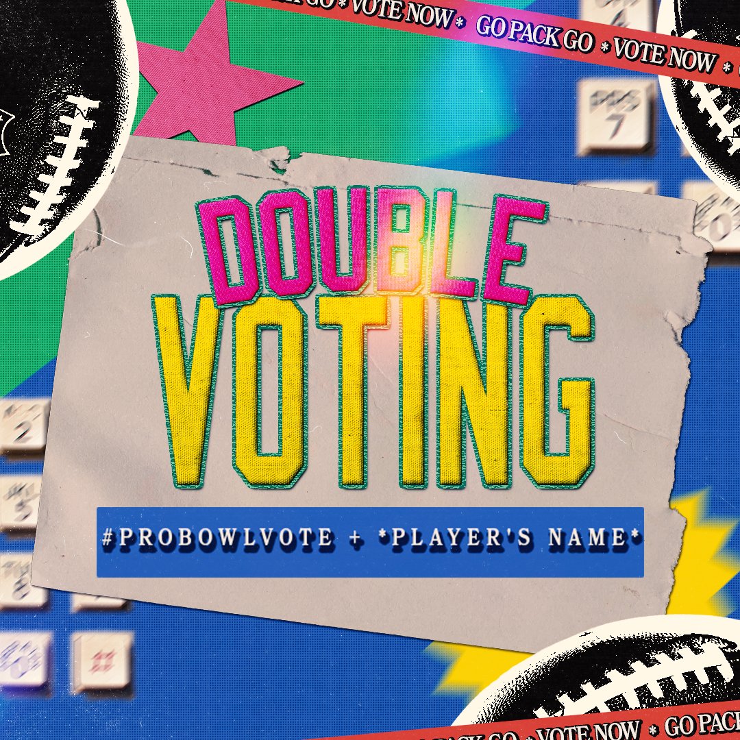 Help our offense reach the Pro Bowl by casting your #ProBowlVote
1 RT = 2 votes
Jordan Love
Josh Jacobs
Romeo Doubs
Christian Watson
Matthew Golden
Dontayvion Wicks
Luke Musgrave
Zach Tom
Rasheed Walker
Aaron Banks
Anthony Belton
Sean Rhyan