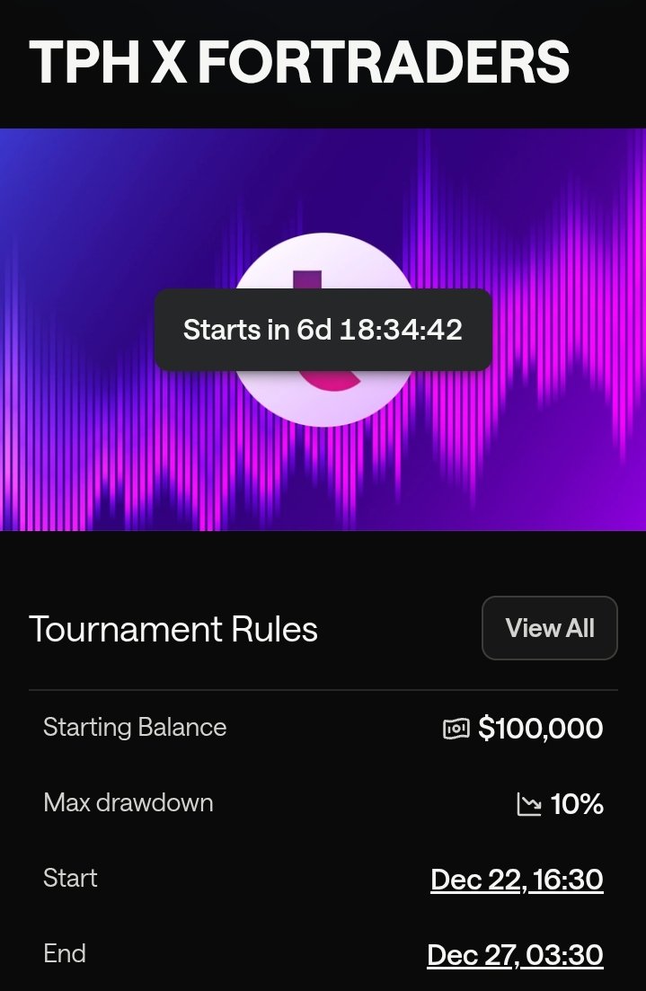 🚨 TRADERS ATTENTION 🚨

Trusted Prop Hub is hosting an EXCLUSIVE Trading Tournament, proudly sponsored by <a href="/fortraderscom/">For Traders</a> 🔥

🏆 Winners Get FREE Funded Accounts
🥇 1st — $50,000 Challenge
🥈 2nd — $25,000 Challenge 
🥉 3rd — $25,000 Challenge 
🏅 4th — $15,000 Challenge 
🏅 5th