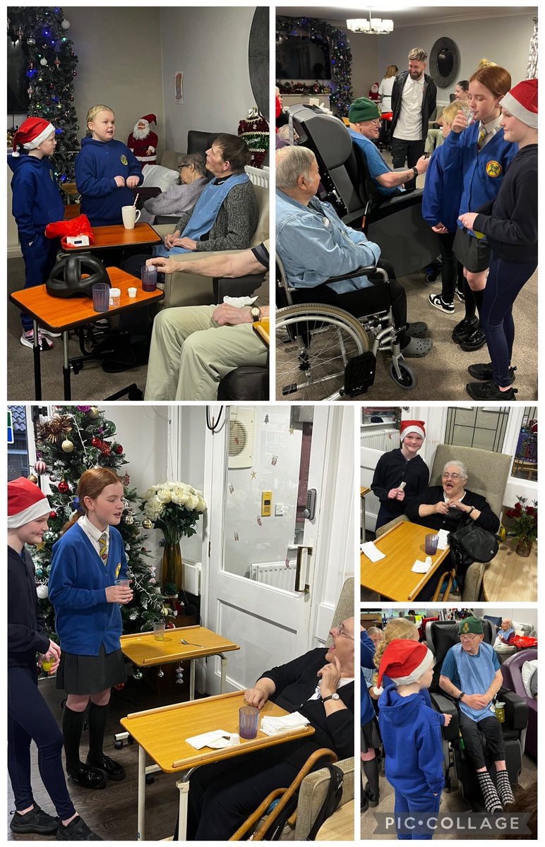 StPPPrimaryY3's tweet photo. Today our KS2 choir brought some festive joy to Broadoak Care Home 🎄They sang Christmas songs and chatted to some of the residents - a lovely way to spread some cheer this season! They definitely did our school proud 🎵🎊😊 @StPPPrimary https://t.co/wJqv2oD3df
