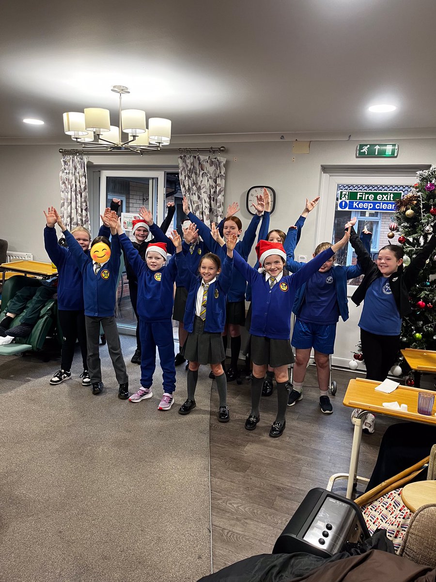 Today our KS2 choir brought some festive joy to Broadoak Care Home 🎄They sang Christmas songs and chatted to some of the residents - a lovely way to spread some cheer this season! They definitely did our school proud 🎵🎊😊 <a href="/StPPPrimary/">St Peter & St Paul Catholic Primary School</a>