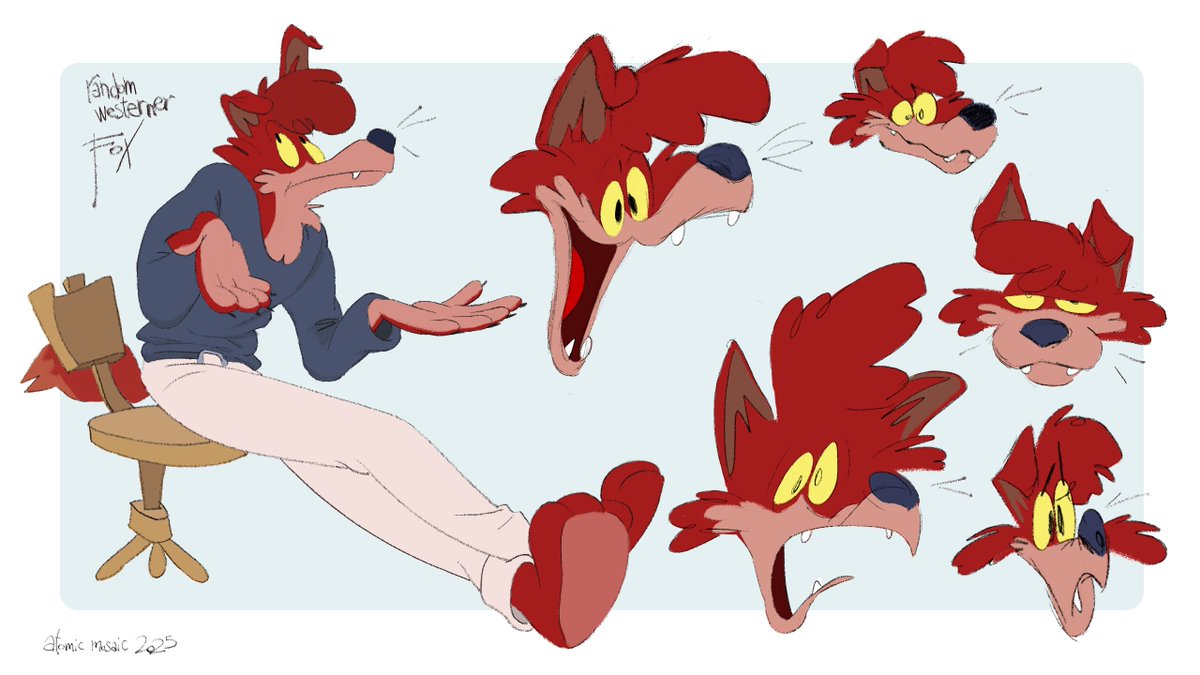 atomicmosaic's tweet photo. off-model fox

#furry #furryart #fox #foxy #art #cartoon #anthro https://t.co/h33s1KuTSW