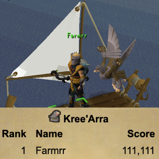 FarmerOSRS's tweet image. Lost at sea, Looking for Kree. Don't mind me! #osrs #oldschoolrunescape #runescape
