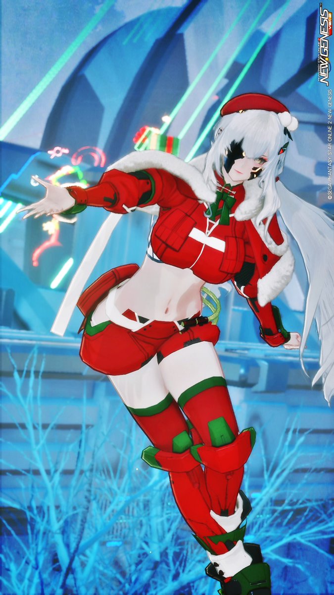 今週のメンテSSは、リテムヴァルキスXmasコーデです。あと一週間でイブとか、早いなぁ(*'ω'*)
#PSO2NGS_SS #メンテの日なのでssを貼る