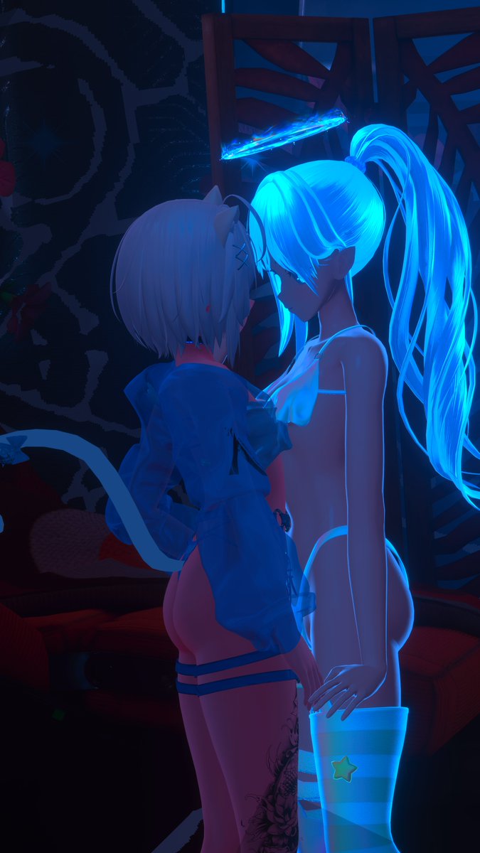 Fresh_Dynamit3's tweet photo. Cute pic a friend made, while chill dancing in #VRChat  ♥️
#VRChatPhotography https://t.co/82Ak3JDoCy
