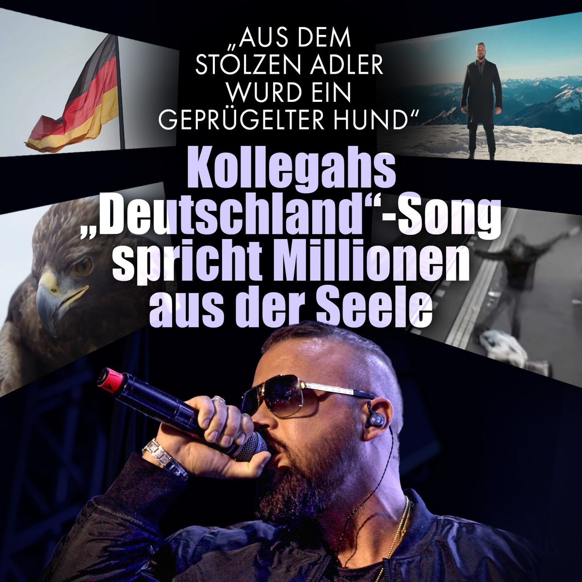 Rap-Superstar Kollegah hält der Bundesrepublik den Spiegel vor: In seinem neuesten Song „Deutschland“ rappt Felix Blume über Teuerung, verarmte Rentner, überbordende Kriminalität. Es ist eine Liebeserklärung an ein Land in der Krise.
nius.de/gesellschaft/n…