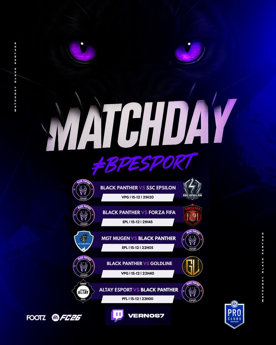 Black Panther eSports tweet media