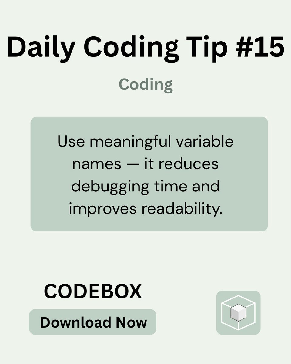 wizard97569's tweet image. 👉 Download the app:
play.google.com/store/apps/det…

#codingmotivation #developerlife #programmerquote #girlswhocode #techcommunity #androiddev #studygramtech #codebox