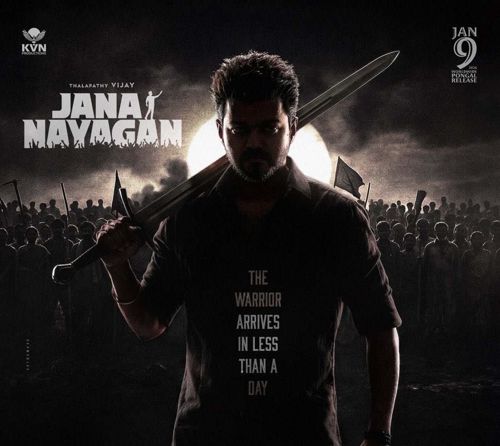 Ayyappan_1504's tweet image. #JanaNayagan runtime : 3 hrs 6 mins.

Last 15–20 mins are a tribute to #ThalapathyVijay ❤️🥹