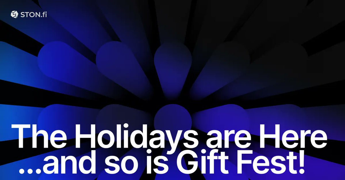 ston_fi's tweet image. ✨ Gift Fest has arrived — and the holiday magic is officially on!
 • $400,000 prize pool
 • 100,000+ gifts (iPhones, AirPods, digital gold, U.S. stocks &amp;amp; more)
 • Partners across TON: Telegram Wallet, STON.fi, Catizen, DOGS, etc.

Join weekly giveaways and…