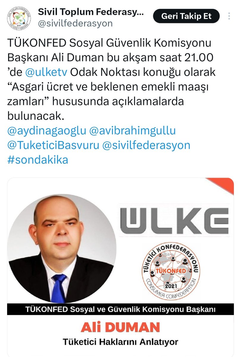 ALİ DUMAN tweet media