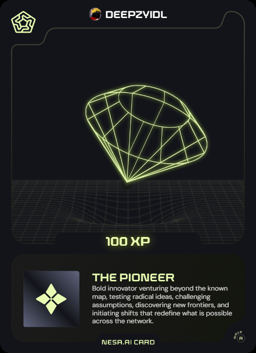 Look at the Nesa Card I got